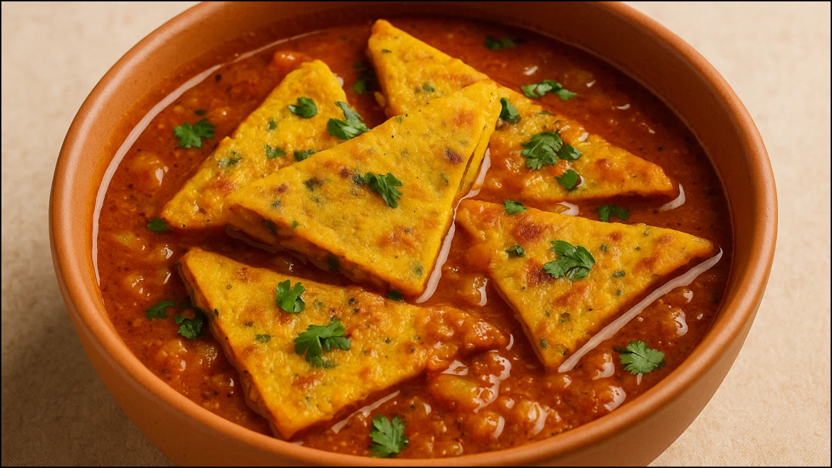Make delicious vegetable of gram flour cheela in food today, mouth water will come on seeing the recipe