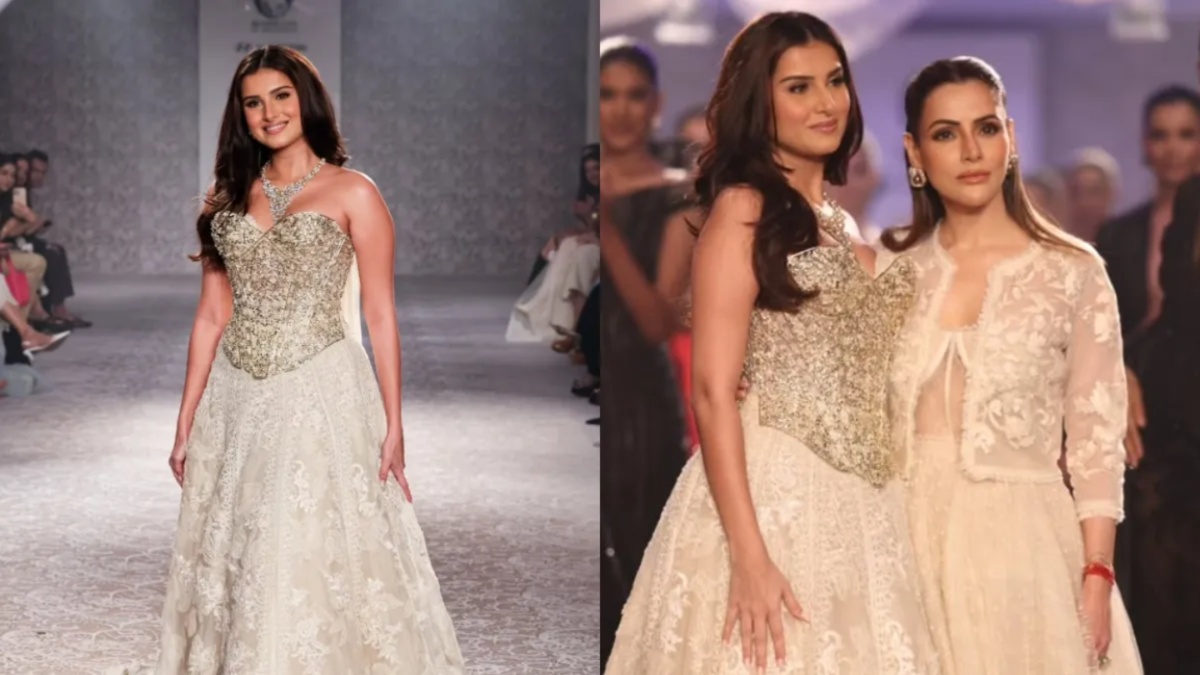 This student of Karan Johar arrested again in love, Husn’s Mallika was in the corset on the ramp